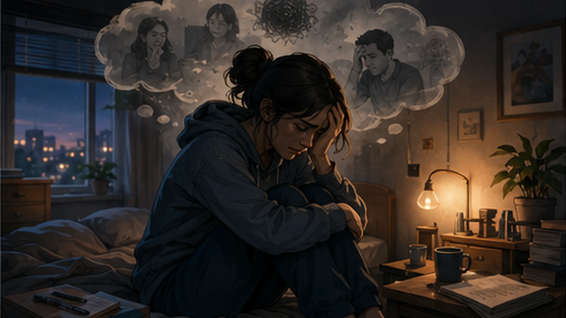 Mental health challenges illustrated