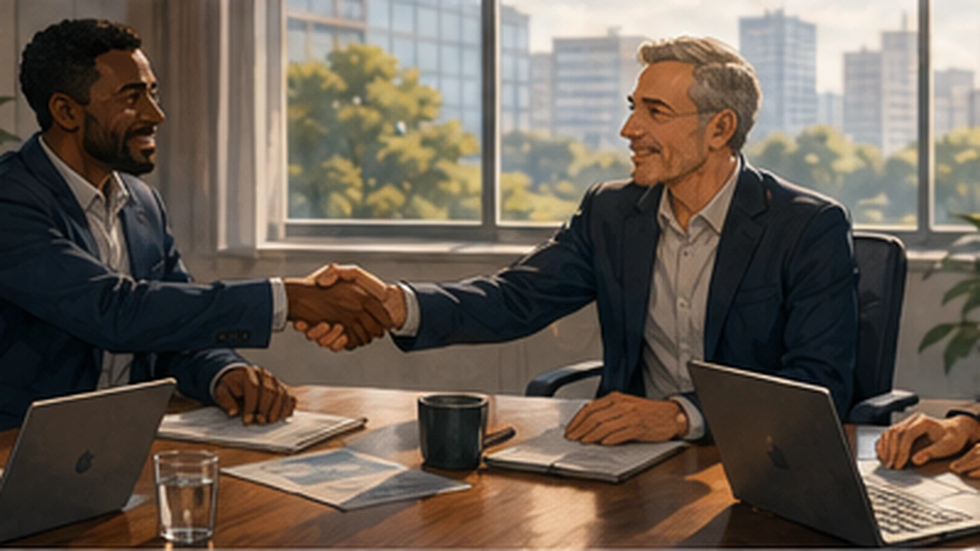 Commissioner and professional partnership illustrated